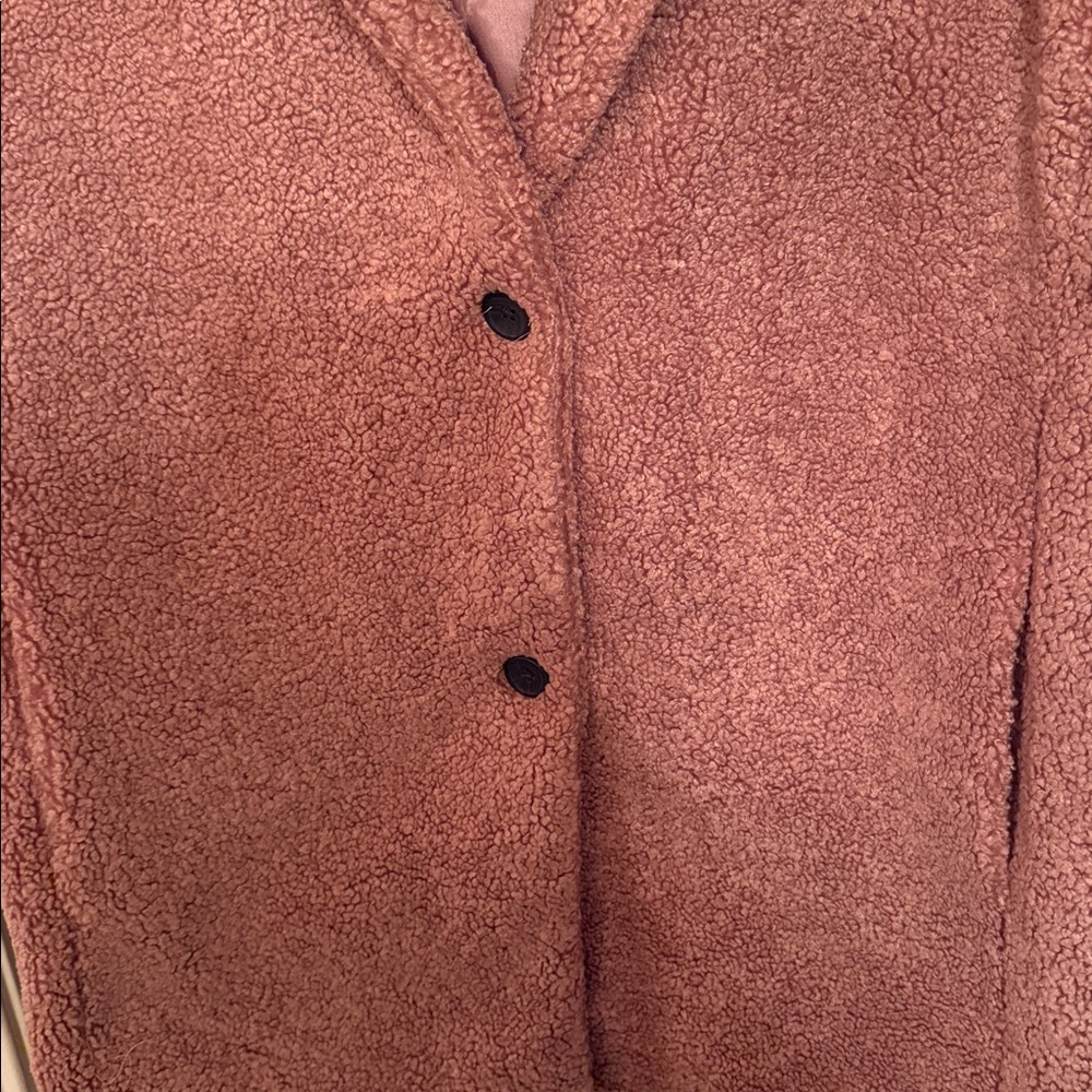Daily Ritual Pink Fleece Jacket - Picture 2 of 3